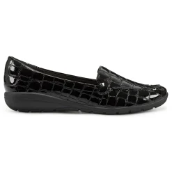 Easy Spirit Loafers|Loafers*Abide Croco Print Casual Flats
