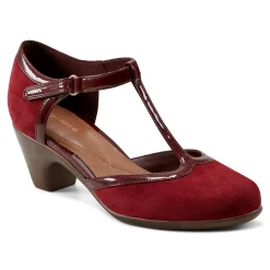 Easy Spirit Mid Heels*Cara T-Strap Heels