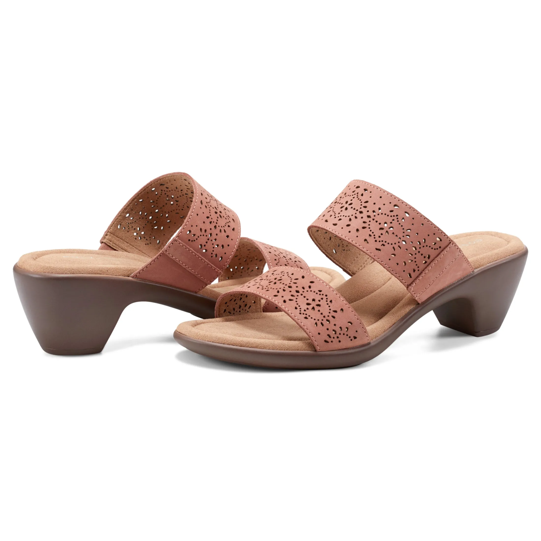 Easy Spirit Sandals*Crista Casual Slide Heeled Sandals