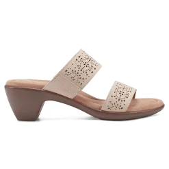 Easy Spirit Sandals*Crista Casual Slide Heeled Sandals