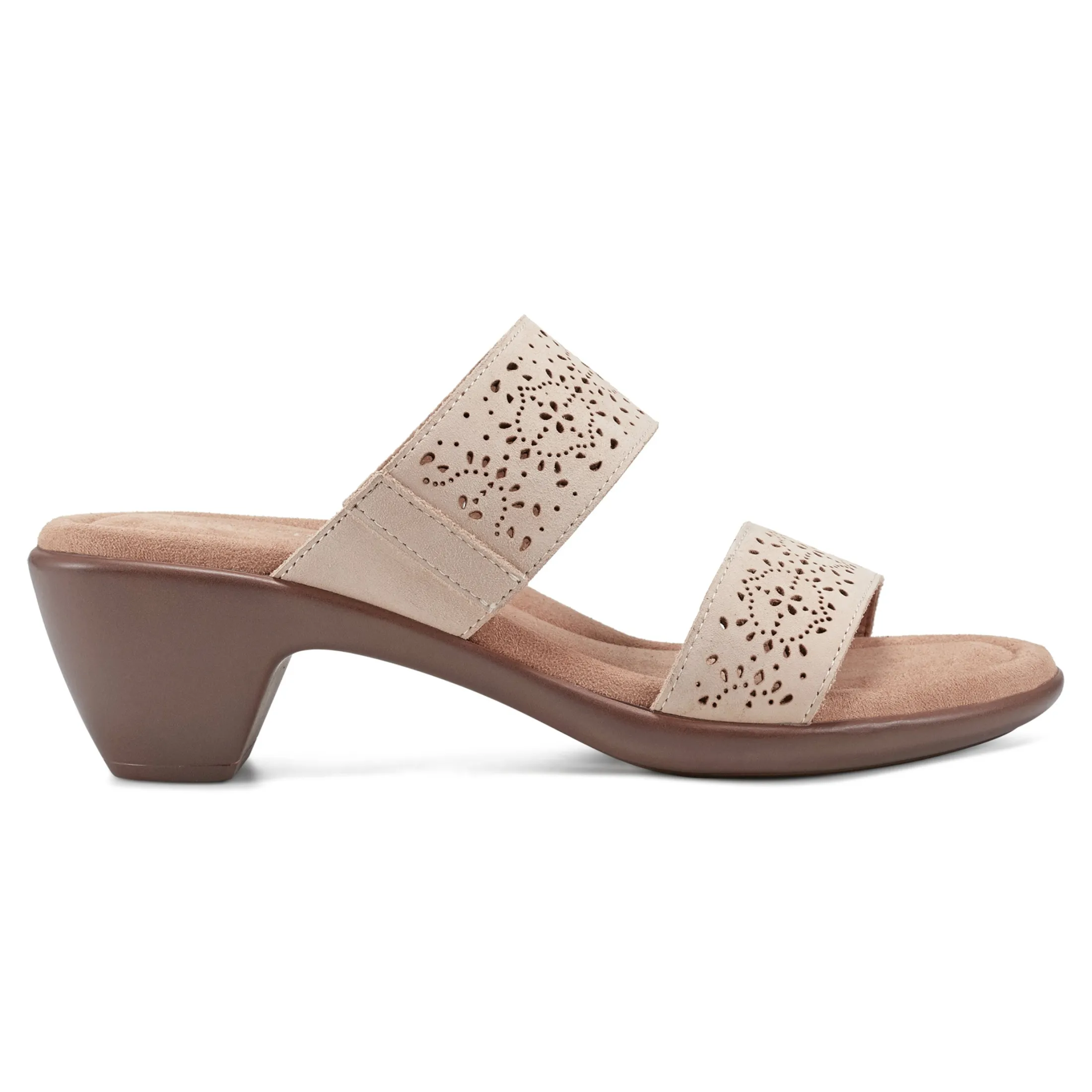 Easy Spirit Sandals*Crista Casual Slide Heeled Sandals