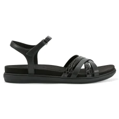 Easy Spirit Sandals*Dottle Flat Ankle Strap Sandals