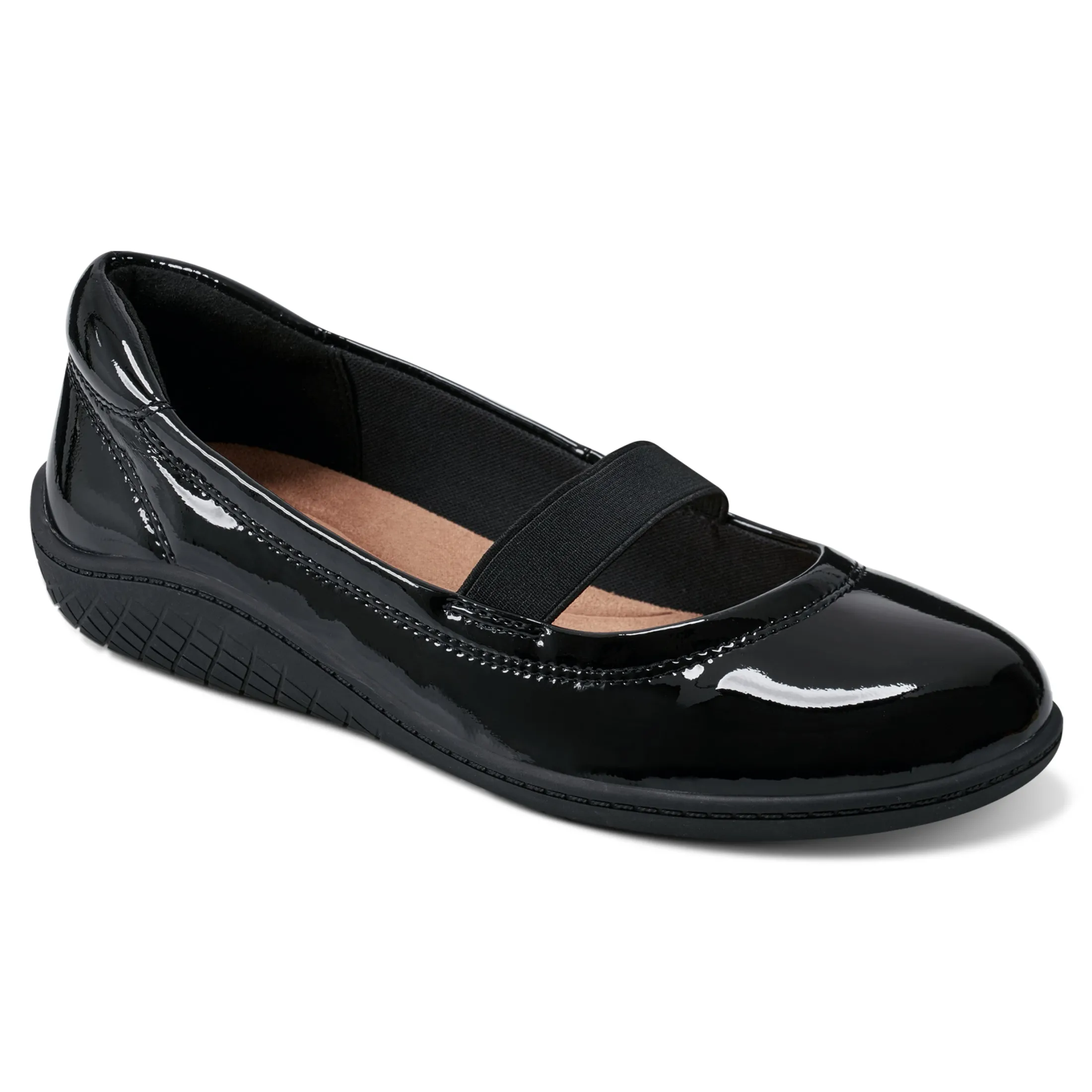 Easy Spirit Flats|Flats*Golden Mary Jane Casual Ballet Flats