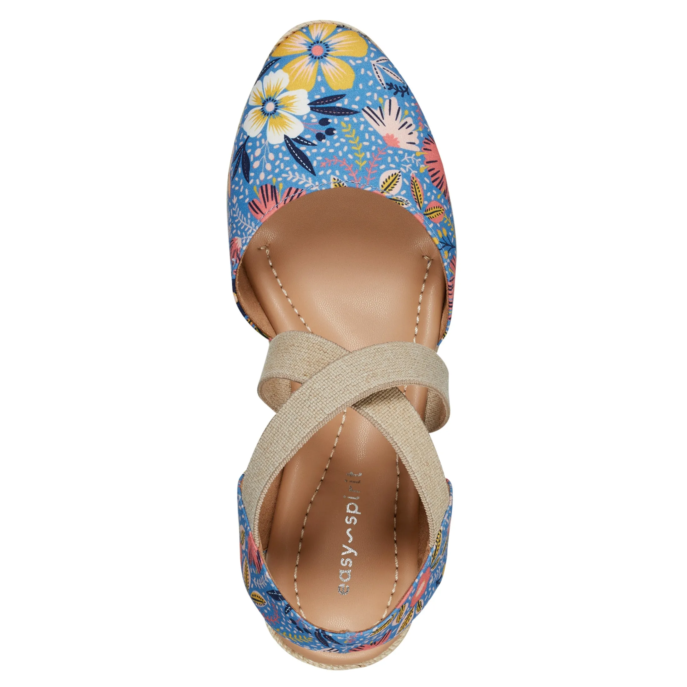 Easy Spirit Sandals*Meza Espadrille Wedge Sandals