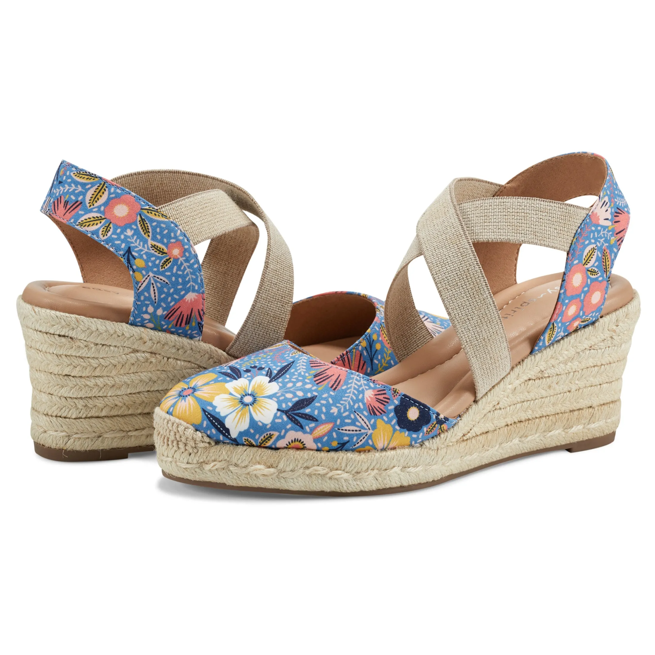 Easy Spirit Sandals*Meza Espadrille Wedge Sandals